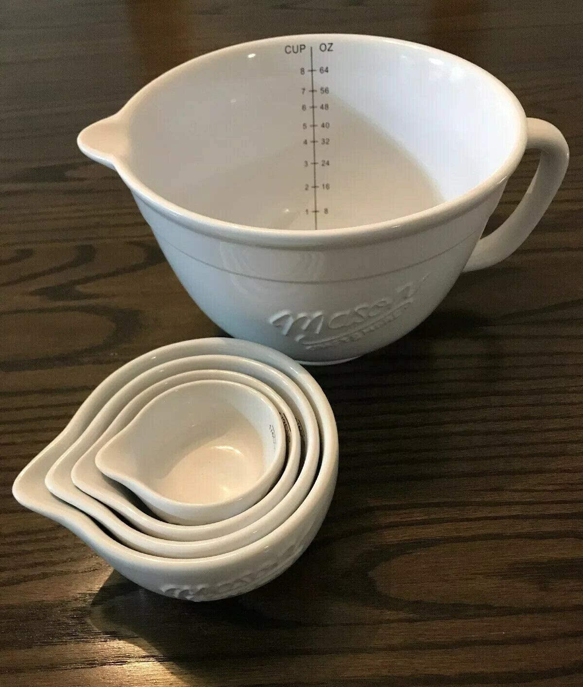 Mason Craft and More 5-Piece Batter Bowl & Measuring Cup Set