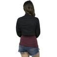 thumbnail image 2 of SKYLINEWEARS Women Plus Size Denim Jacket Long Sleeve Stretch jean Cropped Denim Jacket, 2 of 6