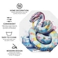 thumbnail image 3 of Kdxio Watercolor Snake Funny Coasters,4 Pcs Leather Coasters,Housewarming Gifts,Protect Furniture from Water Marks Scratch and Damage, 3 of 6