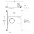 thumbnail image 2 of R3CRN-11-935-WAC Lighting-Oculux Architectural-3500K 1 LED Round New Construction IC Rated in Functional Style-14.5 Inches Wide by 4.32 Inches High, 2 of 3
