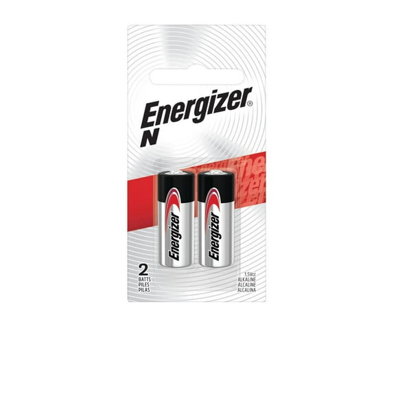 Energizer N Batteries (2 Pack), 1.5V Alkaline Small Batteries, Pack of 2 batteries