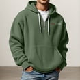 thumbnail image 3 of MHFRRA Sudadera con Capucha, Suave, Cómoda, para Uso Informal Al Aire Libre, Ligera, Deportiva, con Cremallera Verde, 3 of 8