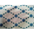 thumbnail image 5 of oneOone Cotton Silk Teal Blue Fabric Block Diy Clothing Quilting Fabric Print Fabric By Yard 42 Inch Wide, 5 of 6