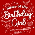 thumbnail image 2 of Junior's Harry Potter Birthday Girl Sister  Graphic Tee Red 2X Large, 2 of 3