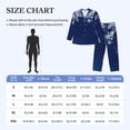 thumbnail image 4 of Sikiie Christmas Blue Mens Pajama Set, Soft Warm Long Sleeve Sleepwear, Cozy Button-Down Pjs for Men-XX-Large, 4 of 7
