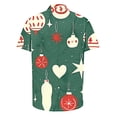 thumbnail image 4 of Elvqul Mens Fashion Shirts Christmas Big and Tall Short Sleeve Graphic Shirts for Men, 4 of 5