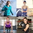thumbnail image 6 of Sports Sweat Absorber Headband 10.6in Thin, Strong Absorbent And Thick Sweat Absorber Can Be Used As A Headband Mask Neck Band Scarf Flat Color Blocks, 6 of 6