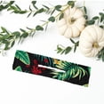 thumbnail image 3 of Diadema con estampado de moño hábil anudado, horquilla, trenzadora, accesorios para el cabello Hoja de árbol Negro, 3 of 8