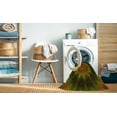 thumbnail image 2 of Ahgly Company Machine Washable Indoor Rectangle Transitional Dark Yellow Green Area Rugs, 7' x 9', 2 of 7