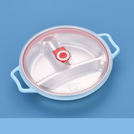 

Livesture Thicken And Deepen Grid Plate Kindergarten Tableware Chinese Style 6 Style