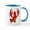 White/Blue Inside, variant on CafePress - Crawfish Mug - 11 oz Ceramic Mug - Novelty Coffee Tea Cup