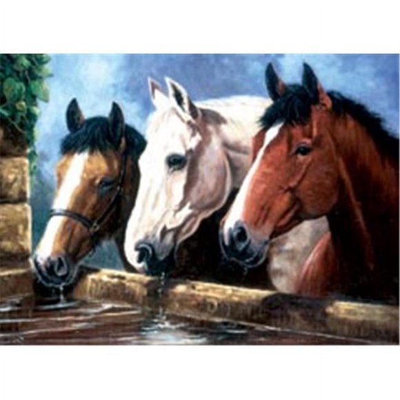 Royal Brush 422115 Junior Grande Trousse de Peinture par Numéros 15,25 Po x 11,25 Po - Trois en un