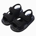 thumbnail image 2 of Godom Girls' Sandals Open Toe Cute Flats Dress Sandals Summer Shoes for Toddler Little Big Kid, 2 of 6