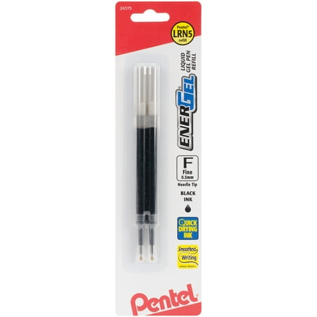 pen energel refill 5mm pkg needle tip ink pentel