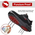 thumbnail image 2 of Furuian Safety Trainers Mens Womens Lightweight Steel Toe Cap Trainers Breathable Comfortable Safety Shoes Puncture Proof Work Sneakers, 2 of 7