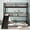 Black + Metal-4, variant on Queen over Queen over Queen Bunk Bed with Slide, Metal Triple Bunk Bed with Safety Guardrails, Heavy-duty Bunk Bed with Noise-reduced Design, Black