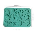 thumbnail image 3 of MOPOOR Marine Theme Cake Fondant Silicone Mold Seashell Conch Starfish Coral Baking Molds for DIY Cake Decoration Chocolate Candy Polymer Clay Crafting Projects ﻿, 3 of 4