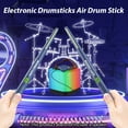 thumbnail image 4 of Electronic Drumsticks Air Drum Stick with 2 Foot Pedals 16D Speaker DSP Level Sound Card Low Delay Portable Electric Rhythm Drum Sticks for Beginners Adults Professional Drummer Student, 4 of 9