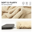thumbnail image 2 of 3pack Calming Blankets Fluffy Premium Fleece Pet Blanket Soft Sherpa Throw for Dog Puppy Cat Beige,Super Soft Warm Sherpa FleeceSmall,Medium,Large, 2 of 6