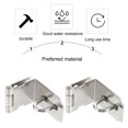 thumbnail image 4 of Sipeihong 2pcs Door Hasp 90 degree Stainless Steel Safety Padlock Hasp for Push Barn Door, 4 of 11