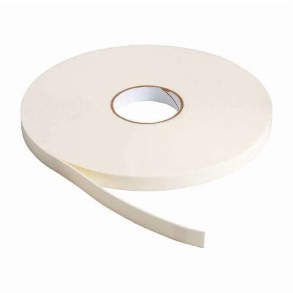 Brady Foam Tape, White, 36 yd L, 3/4 in W 78273
