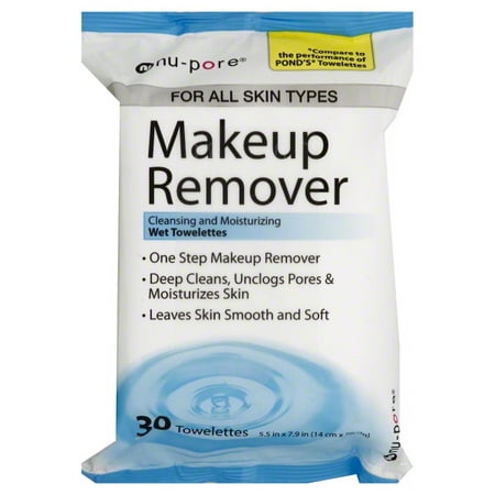 United Exchange Nu Pore  Makeup Remover, 30 ea