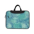 thumbnail image 2 of YFYANG 13 inch Universal Laptop Bag Oxford Cloth Laptop Sleeve, Multi-functional Green Leaf Pineapple Texture Notebook Computer Messenger Bag Handbag, 2 of 8
