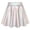 Silver, variant on CPNG Girls Metallic Skater Skort Kids Elastic High Waisted Shiny Flared Pleated Dance Scooter Skort with Pocket(Silver,5-6 Years)