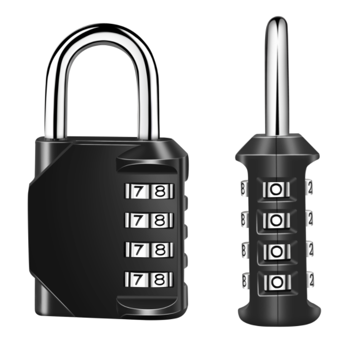 Home Security Equipment Home & Garden Combination Padlock 4Digit Combination Lock/20mm Brass