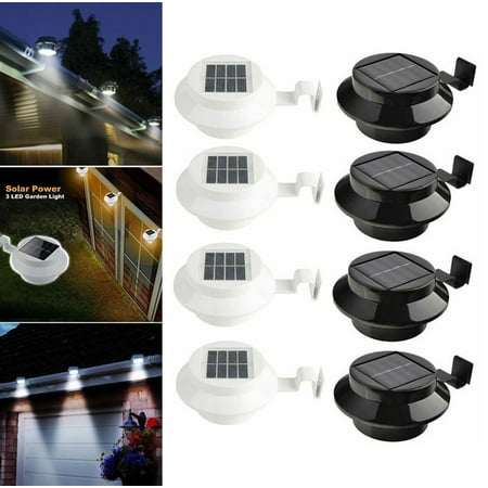 

Solar Powered Led Gutter Door Wall Fence Lights Outdoor Garden Roof Security