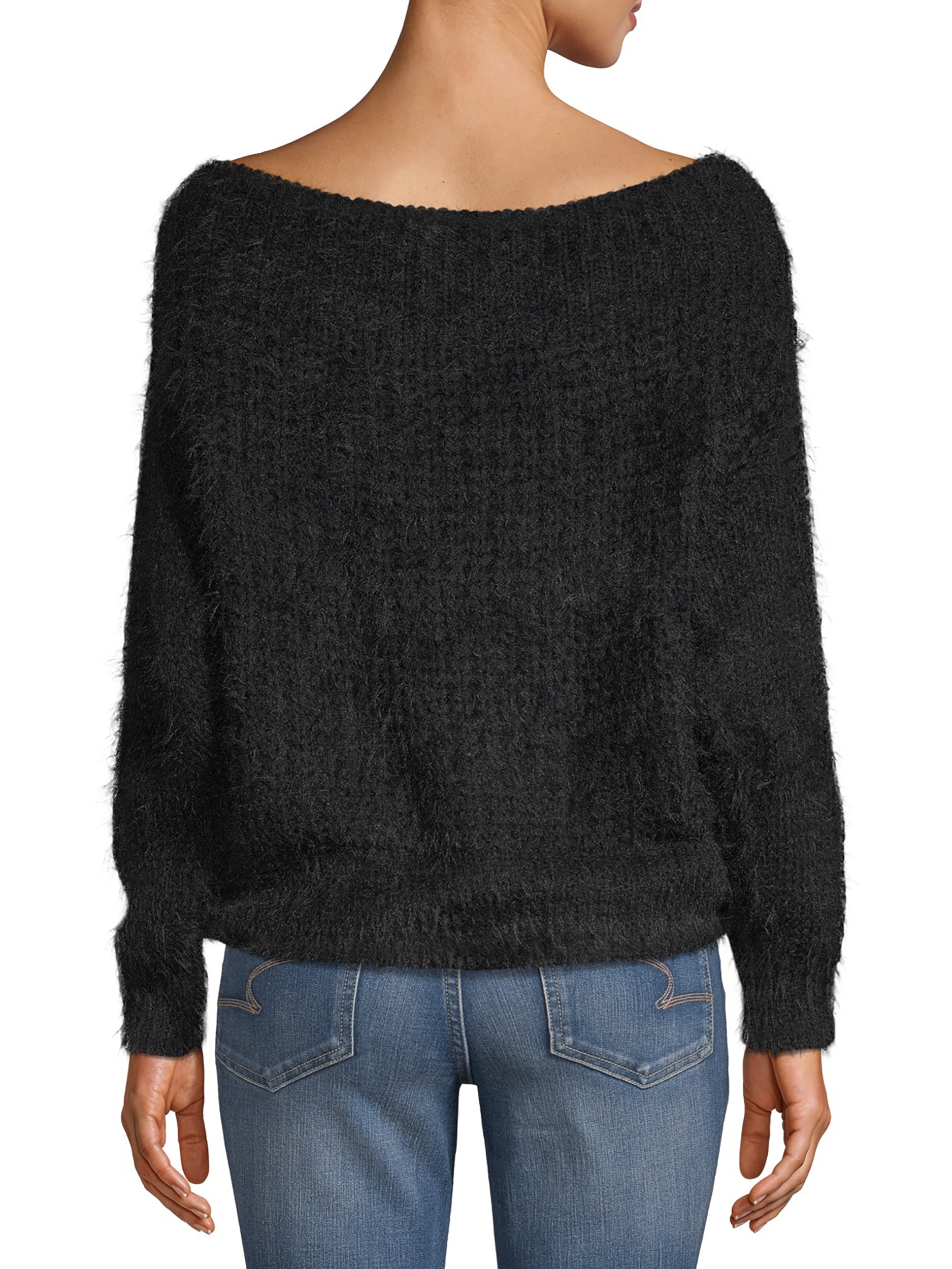 Women's Off the Shoulder Eyelash 
