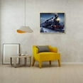 thumbnail image 3 of Nawypu  Retro Steam Engine Train Art Canvas Wall Art Poster Prints Artwork, 3 of 5