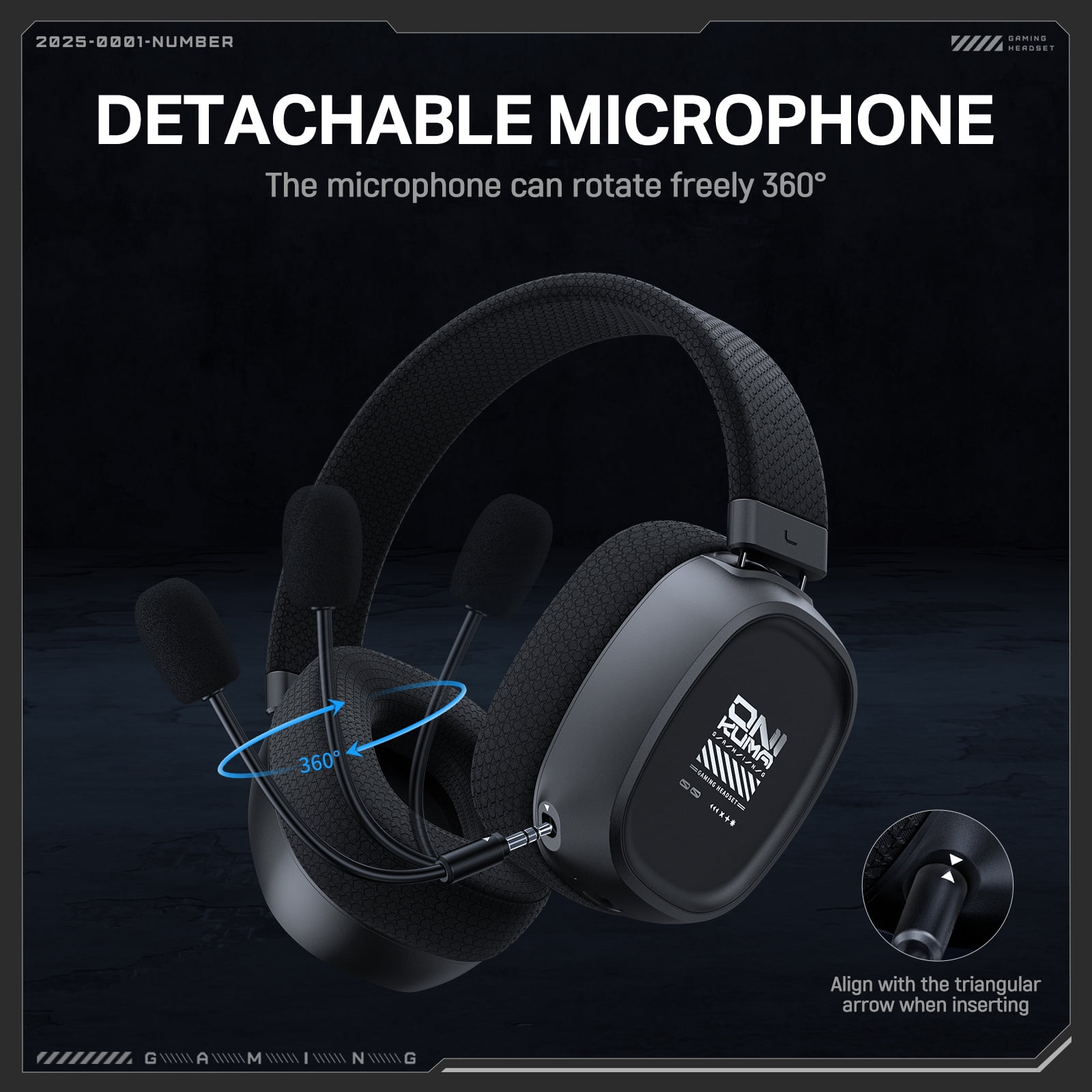 Siivton Wireless Gaming Headset for PS5,Playstation 4,Switch,Xbox,Phone,PC, 45H Playtime, 2.4G/Bluetooth 5.4 Gaming Headphones with Mic, Hi-Fi Sound