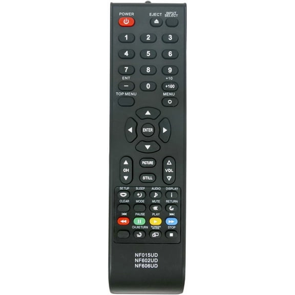NF015UD NF602UD NF606UD Replaced Remote fit for Sylvania LCD LED TV LC195SL9