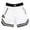 White, variant on Conairie Men Athletic Shorts Solid Loose Drawstring Quick Dry Elastic Workout Shorts Breathable Summer Beach Shorts With Pockets Black L