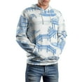 thumbnail image 5 of Blue Willow Ceramic Background Texture 3d Sweatshirts Hoodie Fashion Casual Personality Men's Women Street Hoodie Pullovers Long Sleeve Comfortable Top, 5 of 6