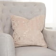 thumbnail image 5 of Rizzy Home 20" x 20" Poly Filled Pillow with Cotton Velvet Cover-Blush, 5 of 5