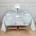 thumbnail image 3 of Floral Square Tablecloth 52x52in(132x132cm) – Waterproof Polyester Printed Table Cover, Wrinkle Resistant & Washable for Kitchen Dining Picnic Party Decor, Thanksgiving,Christmas, Spring,Flower, 3 of 6