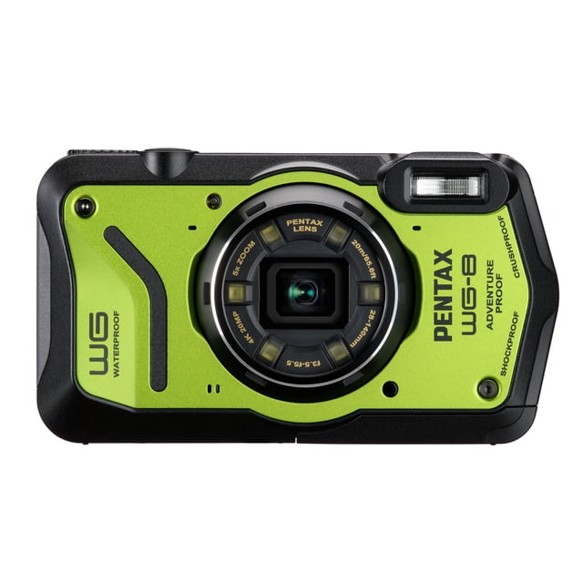 Cámara PENTAX WG-8 Green All-Weather Adventure 20MP 4K