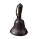 thumbnail image 3 of Campana de mano para escuela, diseño retro, para mesita de noche, ruidosa, para profesores, multiusos, para aulas, cenas, bodas, juegos, campana de Marrón, 3 of 10