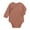 Brown, variant on Emy Dola Unisex Baby Long Sleeve Side-Snap Bodysuit Onesies Mitten Cuff Rompers For 0-24M Newborn Infant Girls and Boys