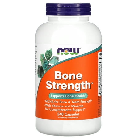 UPC 733739012296 product image for Bone Strength  240 Capsules  NOW Foods | upcitemdb.com