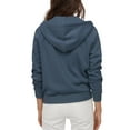 thumbnail image 2 of Ma Croix Womens Premium French Terry Zip Up Wrinkle Resistant Hoodie, 2 of 6