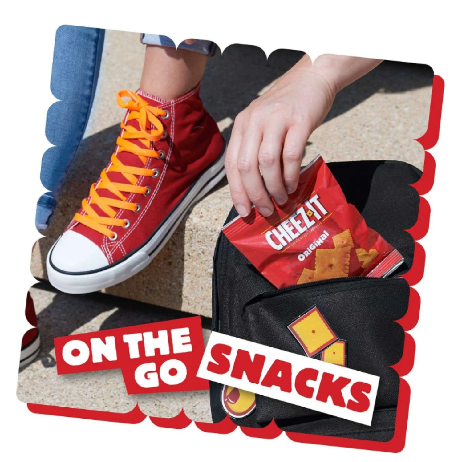 Cheez-It Original Baked Snack Crackers, 1.5 Oz (45 Individual Packs) – Crispy, Real Cheddar Cheese, Perfect for Lunchboxes & Parties