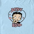 thumbnail image 2 of Men's Betty Boop Pink Hearts Betty Graphic Tee Light Blue Medium, 2 of 4