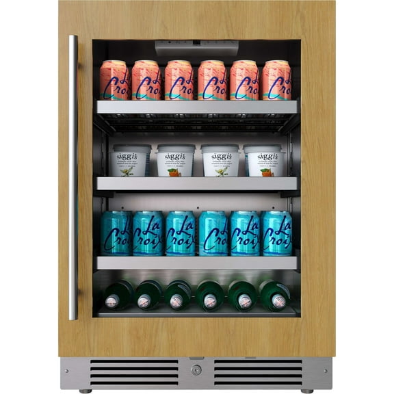 Landmark L3124ui1bgrh 24" Wide 154 Can Capacity Beverage Cooler - Panel Ready