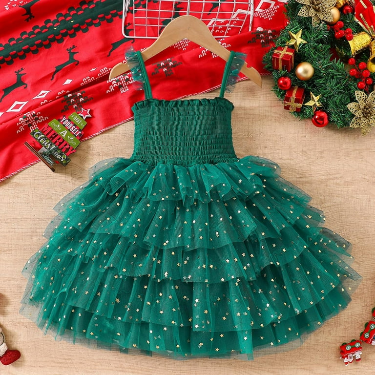 slim fit dress slacks Margaret Long Sleeve Smocked Christmas Dress main image 1