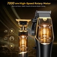 thumbnail image 6 of HOTU Hair Clippers for Men, 20Pcs 2-in-1 Cordless Clippers and Trimmer Beard Set with LCD Display, Professional Barber Clippers Set for Home, 6 of 12