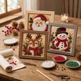 thumbnail image 2 of Christmas Pearl Art DIY Kit, Holiday Painting Craft Set, DIY Pearl Art Wall Decor, Creative Home Decoration Project for Adults, 2 of 8