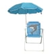 thumbnail image 3 of Silla de camping Zulema plegable con sombrilla para niños azul, 3 of 8